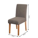 Ver imagem 4 de Conjunto Sala de Jantar Amsterdã New Mesa com Tampo Giratório 6 Cadeiras Trieste Madeirado/Mascavo