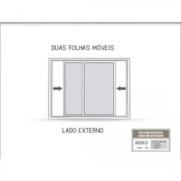 Janela de Aluminío Veneziana 120x150cm 3 Folhas Móveis Lucasa Eccellente - 5