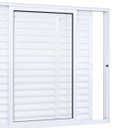 Ver imagem 4 de Janela de Aluminío Veneziana 120x150cm 3 Folhas Móveis Lucasa Eccellente Branco