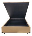 Ver imagem 2 de Base Box Baú Casal 1,38 X 1,88 Chapa Compensado Cor Bege Corino