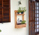 Ver imagem 3 de Jardim e Horta Vertical 1 Floreira Cachepô e 1 Prateleira