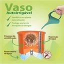 Ver imagem 7 de Kit 6 Vasos AutoIrrigáveis Preto Horta Vertical 3 prateleiras