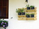 Ver imagem 3 de Kit 6 Vasos AutoIrrigáveis Preto Horta Vertical 3 prateleiras