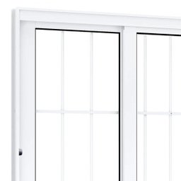 Janela de Aluminío de Correr 120x200cm 2 Folhas Móveis 2 Fixas com Grade e Vidro Lucasa Eccellente - 3