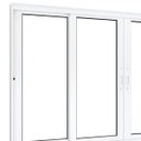 Ver imagem 3 de Janela de Alumínio de Correr 100x200cm 2 Folhas Móveis 2 Fixas com Vidro Lucasa Eccellente
