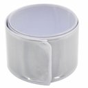 Ver imagem 1 de Pulseira Faixa Refletiva Sinalizadora Braço Perna - Cinza Fluorescente:cinza Fluorescente