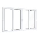 Ver imagem 2 de Janela de Alumínio de Correr 120x150cm 2 Folhas Móveis 2 Fixas com Vidro Lucasa Eccellente