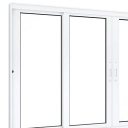 Janela de Alumínio de Correr 120x200cm 2 Folhas Móveis 2 Fixas com Vidro Lucasa Eccellente - 3