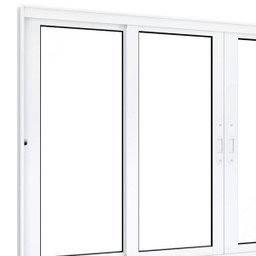 Janela de Alumínio de Correr 120x200cm 2 Folhas Móveis 2 Fixas com Vidro Lucasa Eccellente - 3