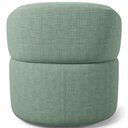 Ver mais imagens de Kit 02 Poltronas Giratória Orgânica para Sala de Estar Living Helena L02 Linho Verde Menta - Lyam