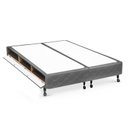Ver imagem 1 de Cama Box Closet Queen Poli Tecido Gray (158x198x27) - Castor