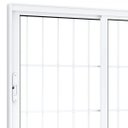 Ver imagem 3 de Janela de Aluminío de Correr 100x150cm 2 Folhas Móveis com Grade e Vidro Lucasa Eccellente Branco