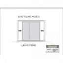 Ver imagem 4 de Janela de Aluminío de Correr 100x150cm 2 Folhas Móveis com Grade e Vidro Lucasa Eccellente 