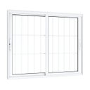 Ver imagem 2 de Janela de Aluminío de Correr 100x150cm 2 Folhas Móveis com Grade e Vidro Lucasa Eccellente 