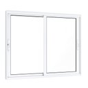 Ver imagem 2 de Janela de Aluminío de Correr 100x150cm 2 Folhas Móveis com Grade e Vidro Lucasa Eccellente