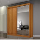 Ver imagem 1 de Guarda Roupa Solteiro c/Espelho Ripado Milano - Arbo Design