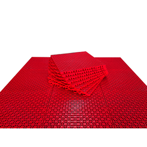 Piso Modular Automotivo Garagem Vermelho (01 M2)