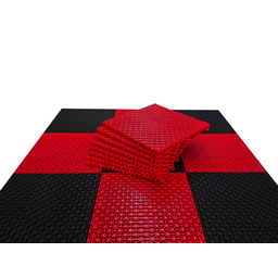 Piso Modular Automotivo Garagem Vermelho (01 M2) - 2