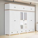 Ver imagem 4 de Guarda Roupa Roupeiro 12 Portas 3 Gavetas Topázio 9134bf Branco Freijó Finestra