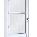 Ver imagem 3 de Porta de Aço Postigo 215x90cm com Grade Mosaico e Vidro Mini Boreal Lucasa