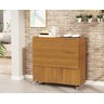 Mesa de Jantar Dobrável Nature com Bancos em Mdf - Vira Aparador - 3