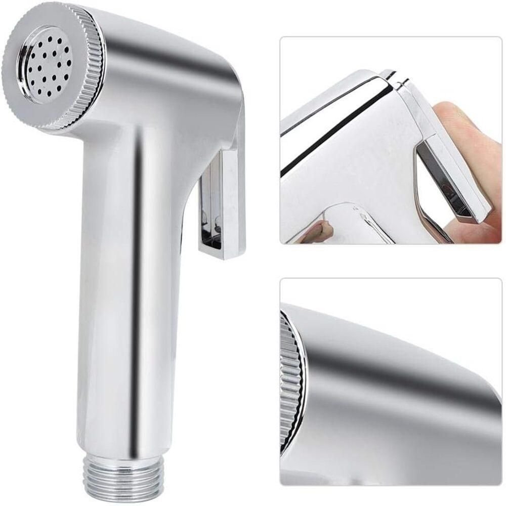 Ducha Higiênica Intima Luxo Abs Cromada 1m para Banheiro - 6