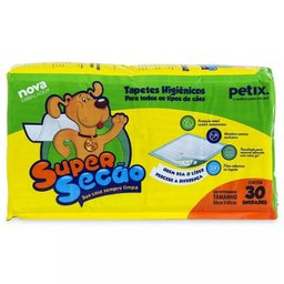 Super Secão Tapete Higiênico Para Cachorro - 30 Unidades - 1 Super Secão Tapete Higiênico Para Cachorro - 30 Unidades - 1