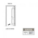 Ver imagem 4 de Porta de Aço Postigo 215x90cm com Grade Quadrada e Vidro Mini Boreal Lucasa