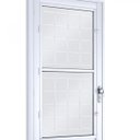 Ver imagem 3 de Porta de Aço Postigo 215x90cm com Grade Quadrada e Vidro Mini Boreal Lucasa