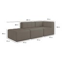 Ver imagem 4 de Sofá Modulado 3 Lugares 231cm Espuma D33 Multimóveis Cr45353 Bege Escuro