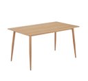 Ver imagem 3 de Mesa de Jantar com Tampo em MDF e Base em Aço 140x80 Bangkok Fratini