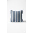 Ver imagem 3 de Kit 2 Almofadas Decorativas: Listras & Folhagens Azul