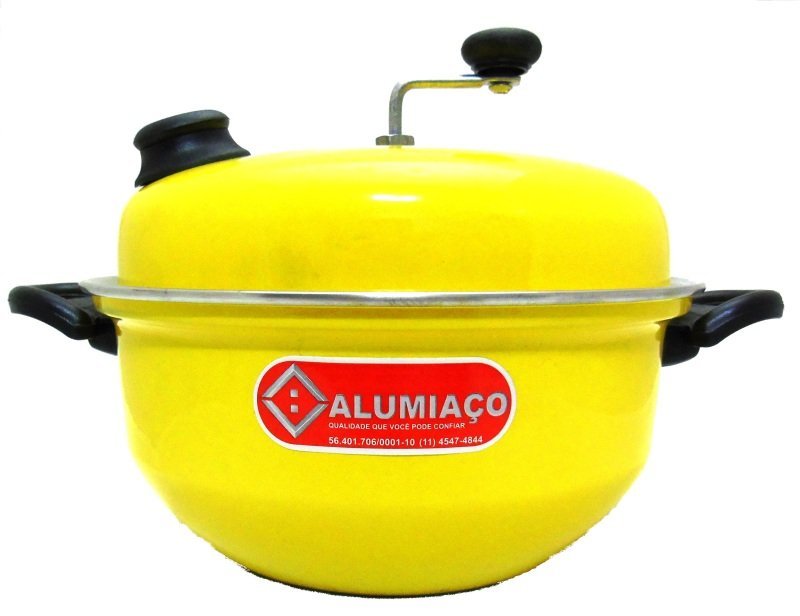 Pipoqueira Amarela Alumi-Aço - 1