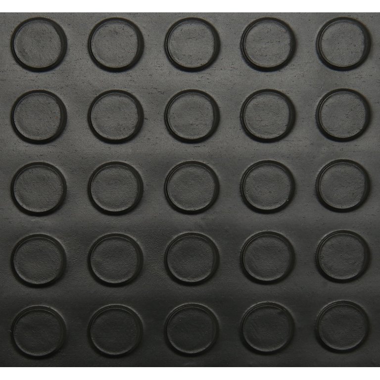 Piso Laminado 2mm Moeda Rolo 1,3m X 15m Preto Kapazi