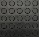 Ver imagem 1 de Piso Laminado 2mm Moeda Rolo 1,3m X 15m Preto Kapazi