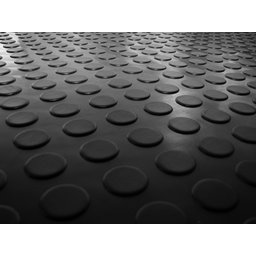 Piso Laminado 2mm Moeda Rolo 1,3m X 15m Preto Kapazi - 4