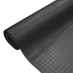Piso Laminado 2mm Moeda Rolo 1,3m X 15m Preto Kapazi - 3