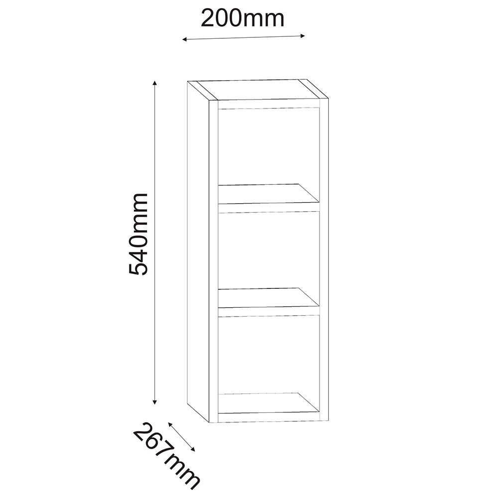 Aéreo Cozinha com Nicho Garrafeiro 160cm Branco - Belliv Decor - 5