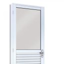 Ver imagem 3 de Porta Veneziana de Aço com Vidro Abertura Lado Esquerdo 215cmx0,86cm Lucasa 