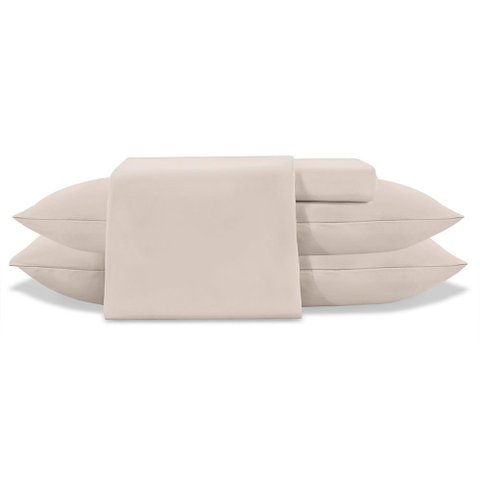 Jogo de Cama Queen 4 Peças Jolitex Ternille 300 Fios - Toque de Seda - Fendi