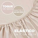 Ver imagem 3 de Jogo de Cama Queen 4 Peças Jolitex Ternille 300 Fios - Toque de Seda - Fendi