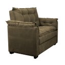 Ver imagem 3 de Sofá 2 Lugares Pequeno Confortável 1,40 Mts Alice Amo Móveis:cappuccino