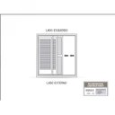 Ver imagem 3 de Porta de Aço de Correr 213x150cm 3 Folhas com Vidro Facilita Lucasa