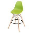 Ver imagem 1 de Banqueta Eames Side Verde Polipropileno