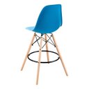 Ver imagem 3 de Banqueta Eames Side Azul Polipropileno