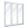Porta de Aço de Correr 213x150cm 3 Folhas com Vidro Facilita Lucasa - 2