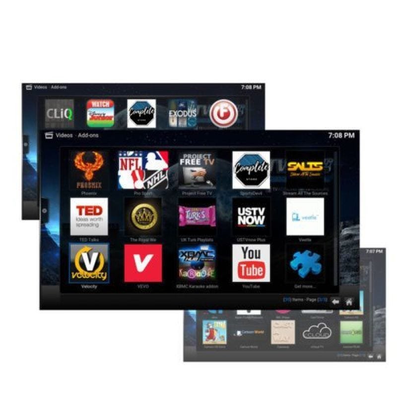 Kit Aparelho para Transformar Em Smart TV 4K com Teclado LED Bluetooth Android 7.0 - 4
