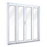 Porta de Aço de Correr 213x200cm com Vidro 4 Folhas 2 Fixas Facilita Lucasa - 2