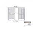 Ver imagem 3 de Porta de Aço de Correr 213x200cm com Vidro 4 Folhas 2 Fixas Facilita Lucasa