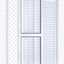 Ver imagem 4 de Porta de Aço Balcão 215x150cm com Vidro 3 Folhas Facilita Lucasa Branco